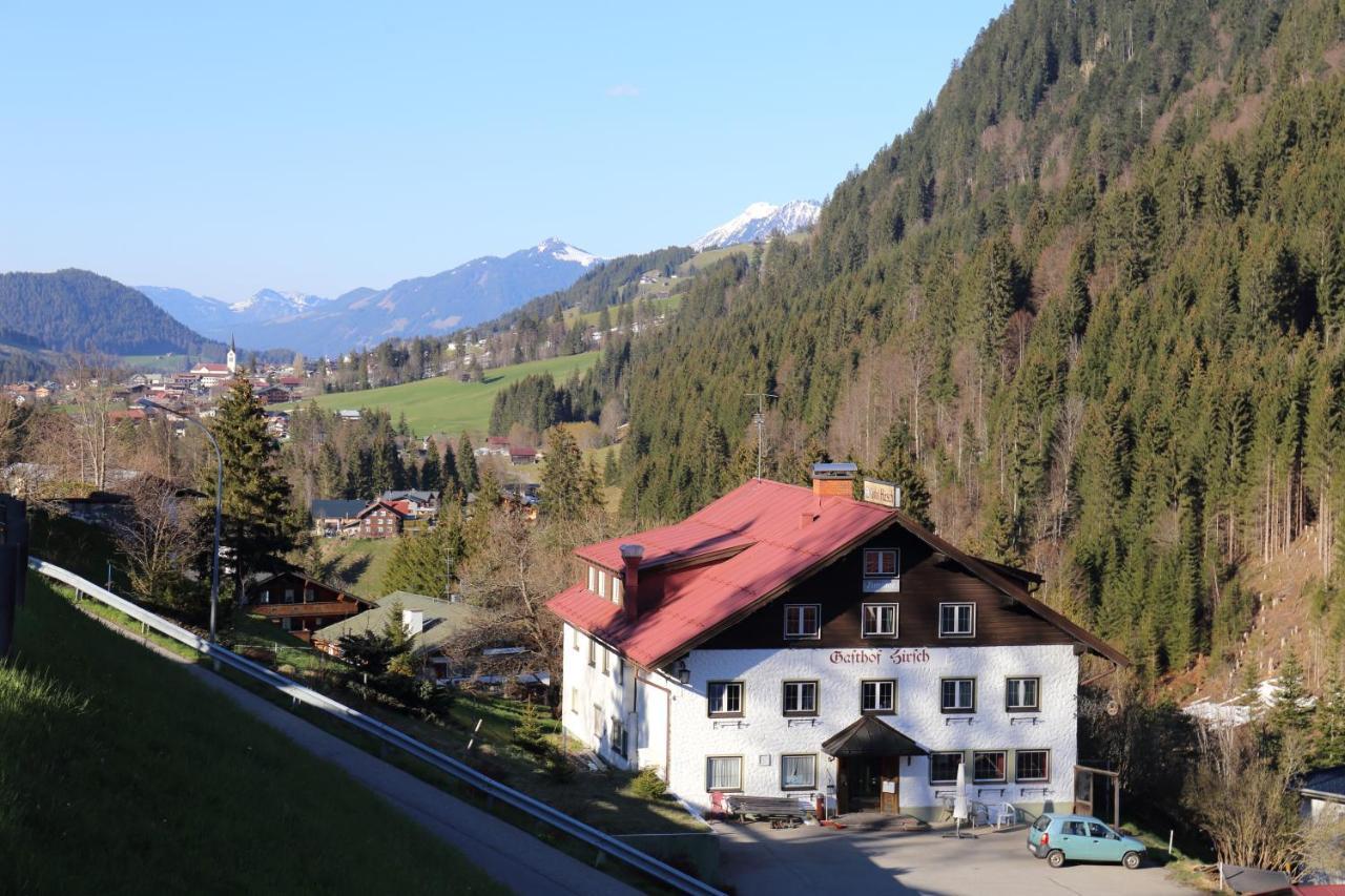 Gasthof Hirsch Hotel Hirschegg  Buitenkant foto